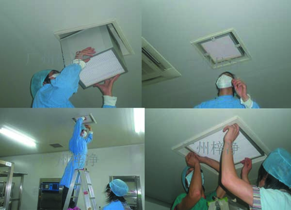 紙隔板高效過濾器安裝在潔凈室的高效送風口處 紙隔板高效過濾器安裝在潔凈室的高效送風口處